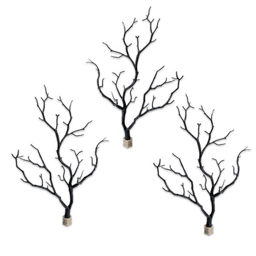 Manzanita Branch Black 12.5" 3 pack.
